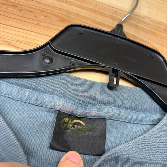 Vintage Kermit The Frog Shirt XL Blue Kermit Clein Calvin Clein Changes Tag 90s - Picture 6 of 13